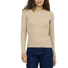 Load image into Gallery viewer, Kerri Rosenthal - Long Sleeve Rib Tee - Camel