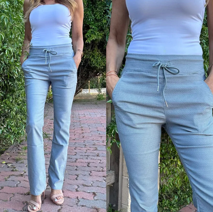 Flog - Loren - Light Blue Herringbone