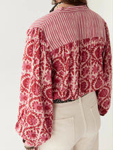 Load image into Gallery viewer, Maison Hotel - Leandra Blouse - Hot Pink Flamingo Grooves