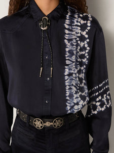 Maison Hotel - Elizabeth Blouse - Blue Depths