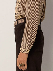 Maison Hotel - Cohiba Blouse - Bebo Tobacco