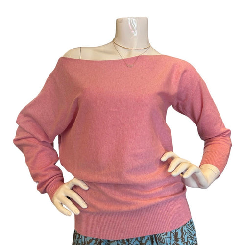 Minnie Rose - Off the Shoulder Pullover - Fondant