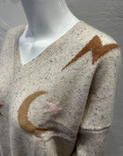 Load image into Gallery viewer, Brodie - Midnight Sky - Leslie V-Neck Cashmere Sweater