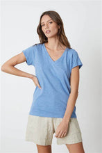 Load image into Gallery viewer, Velvet - Jilian V-Neck Tee - Riptide