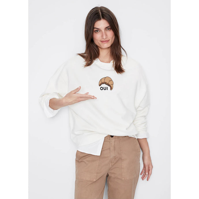 Kule - Oui Oversized Sweatshirt - Cream
