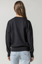 Load image into Gallery viewer, Lilla P Relaxed Everyday Sweater - Black