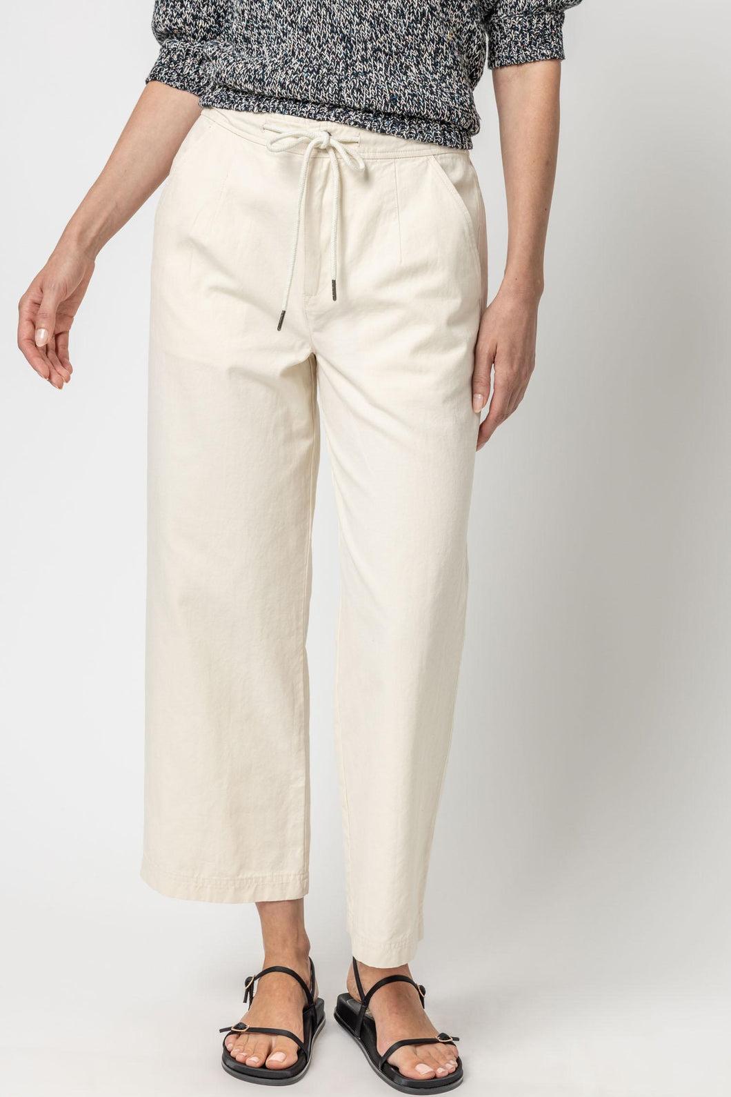 【Name】Lilla Hjärtat Pants&sweater Elastic Hem Easy V-Neck – Lilla P