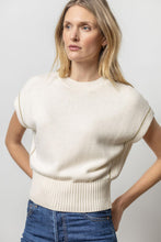 Load image into Gallery viewer, Lilla P Wedge Pullover Sweater - Cream