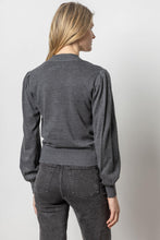 Load image into Gallery viewer, Lilla P - Surplice Sweater - Onyx