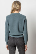 Load image into Gallery viewer, Lilla P - Button Raglan Crew - Heron