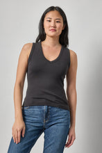 Load image into Gallery viewer, Lilla P  - V-Neck Tank - Black