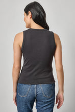 Load image into Gallery viewer, Lilla P  - V-Neck Tank - Black