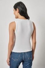 Load image into Gallery viewer, Lilla P  - V-Neck Tank - White