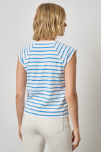 Load image into Gallery viewer, Lilla P - Ribbed Stripe S/S Tee - Regatta Stripe