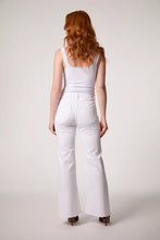 Load image into Gallery viewer, Blue Revival - Palazzo Pant - White