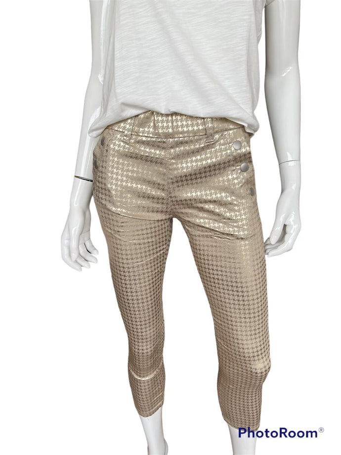 Flog - Dafna Button Capri - Gold