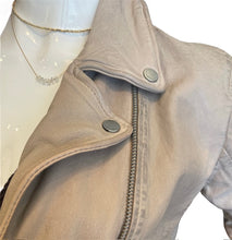 Load image into Gallery viewer, Maurtius Julene Leather Jacket -  Beige
