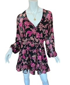 Sanctuary - Printed Sensation Soft Dress - Cranberry Bloom