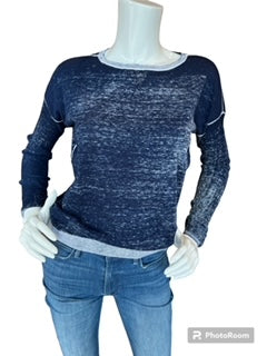 Blanc Noir - Huntress Boyfriend Sweater - Dress Blues