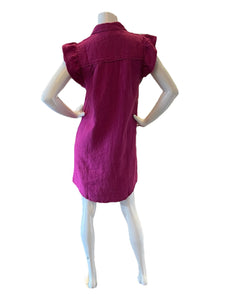 Melissa Nepton - Sunset Smocked Dress - Deep Violet