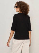 Load image into Gallery viewer, Sanctuary - Rolled Sleeve Tee - Black