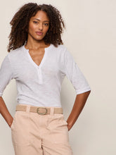 Load image into Gallery viewer, Sanctuary - Rolled Sleeve Tee - White