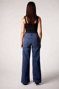 Blue Revival - Sailor Wide Leg - Mid Blue