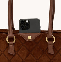 Load image into Gallery viewer, Hammitt - Meredith Sml - Chocolate Diamond Suede AG