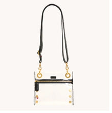 Load image into Gallery viewer, Hammitt - Tony Sml Clear - Black/Brushed Gold
