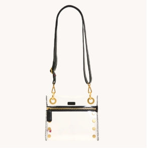 Hammitt - Tony Sml Clear - Black/Brushed Gold