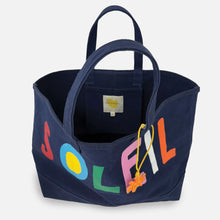 Load image into Gallery viewer, Kerri Rosenthal - Soleil Beach Tote - Navy