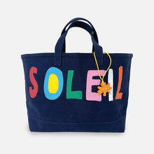 Load image into Gallery viewer, Kerri Rosenthal - Soleil Beach Tote - Navy