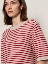 Load image into Gallery viewer, Sanctuary Sweater Tee - Opal Raspberry Stripe