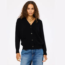 Load image into Gallery viewer, Kerri Rosemthal - Jackie Cashmere Button Front Cardigan - Black