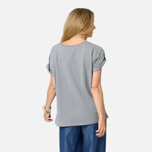 Load image into Gallery viewer, Kerri Rosenthal - Tommy Love Lines Tee - Grey