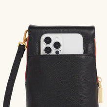 Load image into Gallery viewer, Hammitt - VIP Mobile - Black Bag Red Zip
