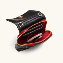 Load image into Gallery viewer, Hammitt - VIP Mobile - Black Bag Red Zip