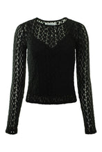 Load image into Gallery viewer, Velvet - Tori Crew Neck - Black