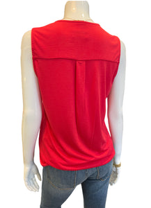 Veronica M - Sleeveless Top - Cherry