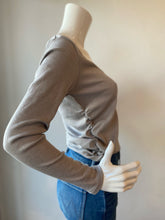 Load image into Gallery viewer, Chaser - RPET Vintage Rib Long Sleeve  Top - Streaky Grey
