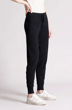 Load image into Gallery viewer, Minnie Rose Cotton Cashmere Jogger Pants - Black