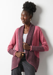 Zaket & Plover - Plaited Cardi - Charcoal