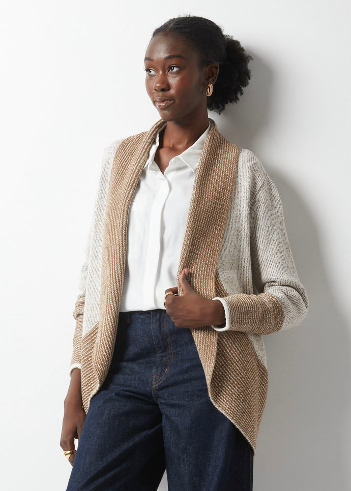 Zaket & Plover - Plaited Cardi - Latte