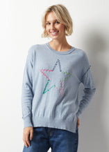 Load image into Gallery viewer, Zaket &amp; Plover - Super Star Sweater - Chambray