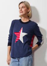 Load image into Gallery viewer, Zaket &amp; Plover - Stripey Stardom Sweater - Denim