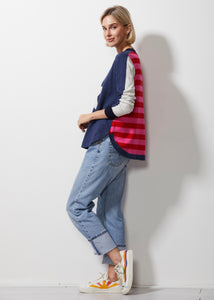 Zaket & Plover - Stripey Stardom Sweater - Denim