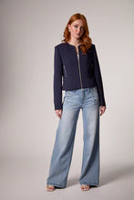 Load image into Gallery viewer, Blue Revival - Zoey Zipped Front Blazer - Navy