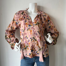 Load image into Gallery viewer, Allison New York - Embroidered Brielle Blouse - Blush Floral