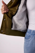Load image into Gallery viewer, Blue Revival - Bailey Bomber With Hoodie - Olive