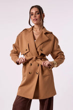 Load image into Gallery viewer, Blue Revival - Cassie Trench Coat - Latte